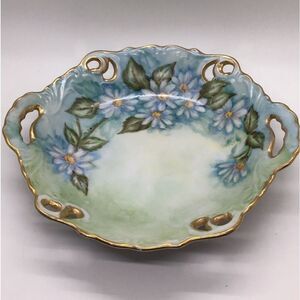 Vintage Handpainted Daisy Dish